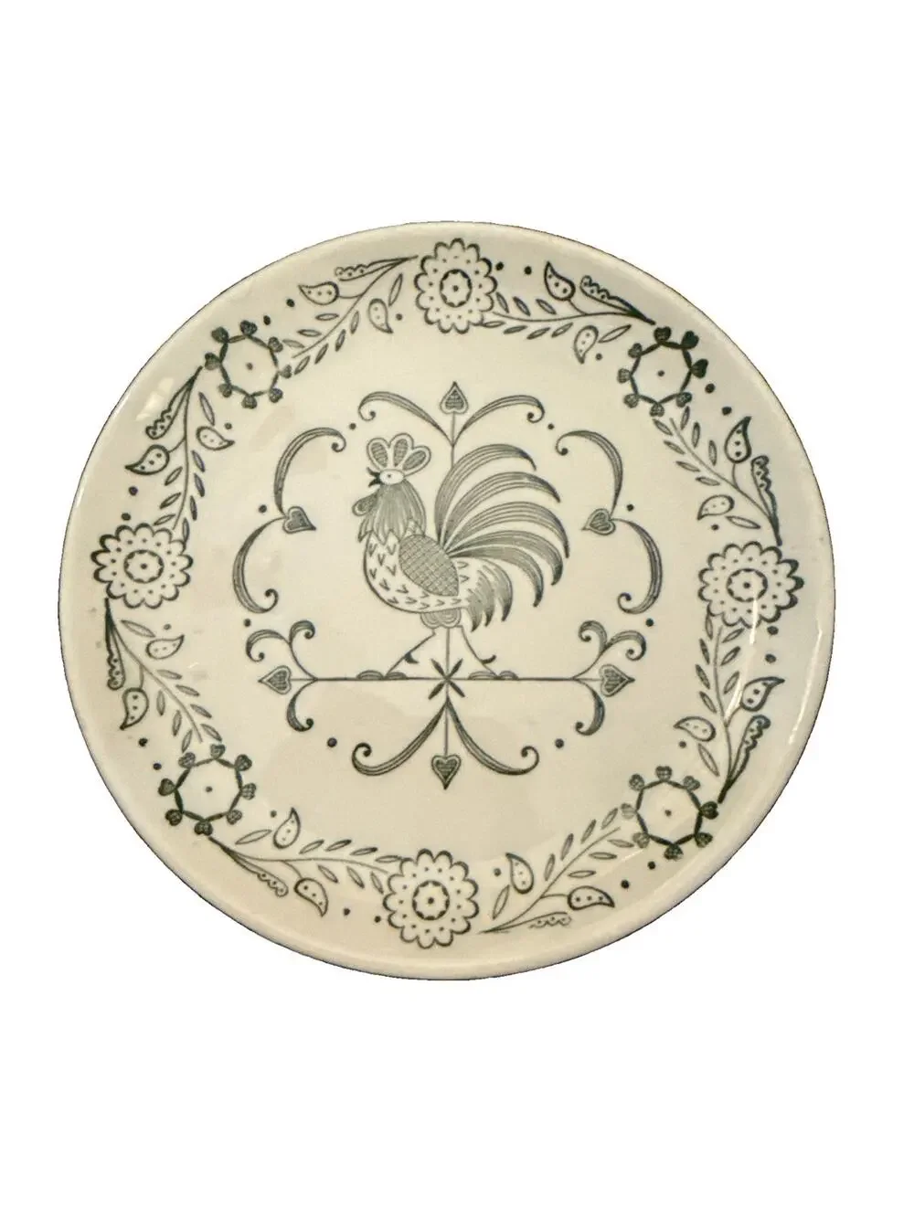Scio Provincial Pottery~ Rooster Weathervane~ 6